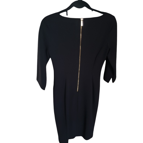 Calvin Klein Black Cowl Neck Dress size 2 - Picture 2 of 7